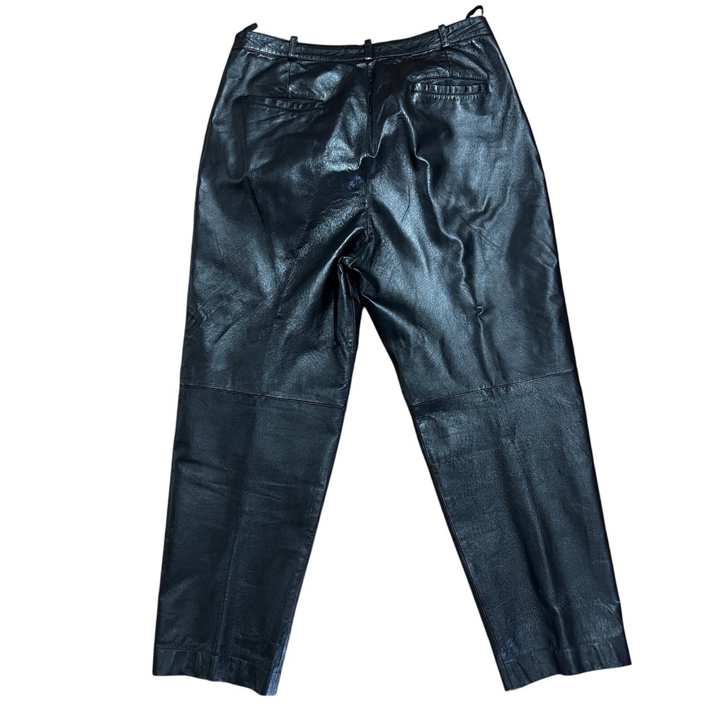 Vintage HIND Leather Pants Size 40 Black
